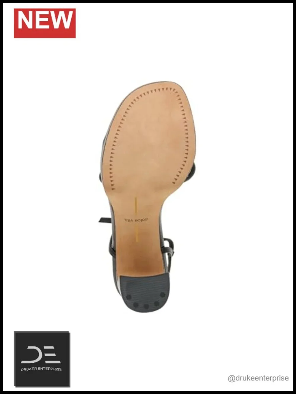 Dolce Vita Odete Platform Heeled Sandals Open Toe Slingback Leather
